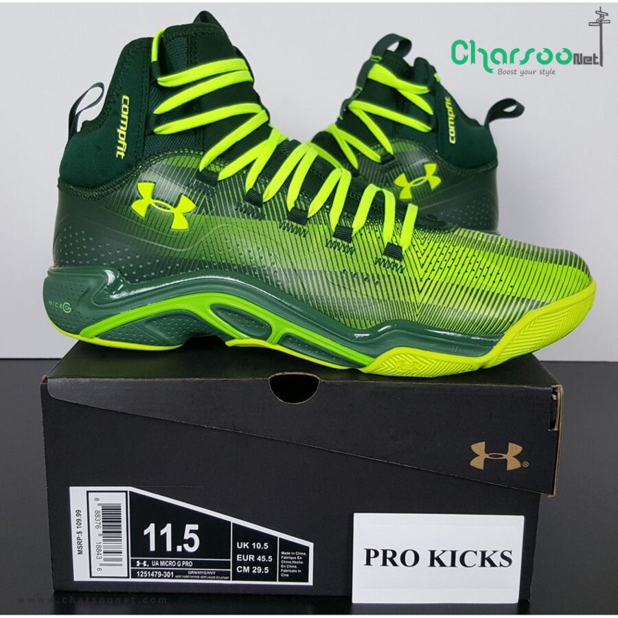 کتانی بسکتبال حرفه ای آندر آرمور Under Armour Mens UA Micro G Pro 2016