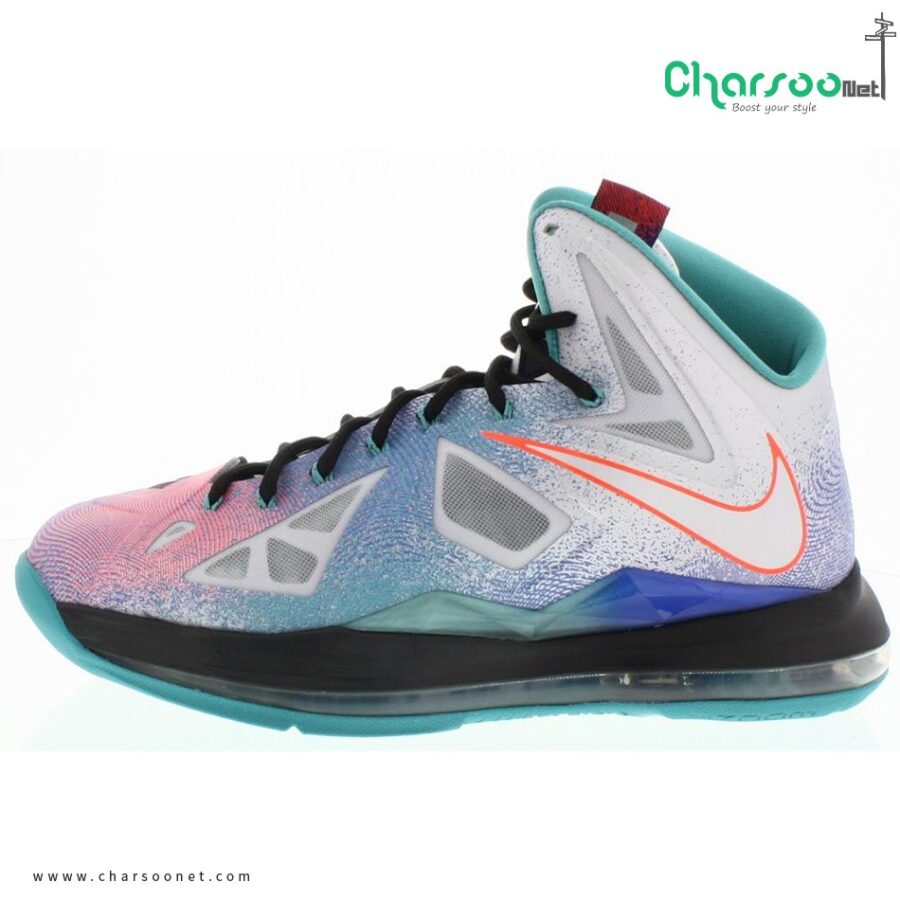 کتونی بسکتبال نایک Nike Lebron X Pure Platinum 