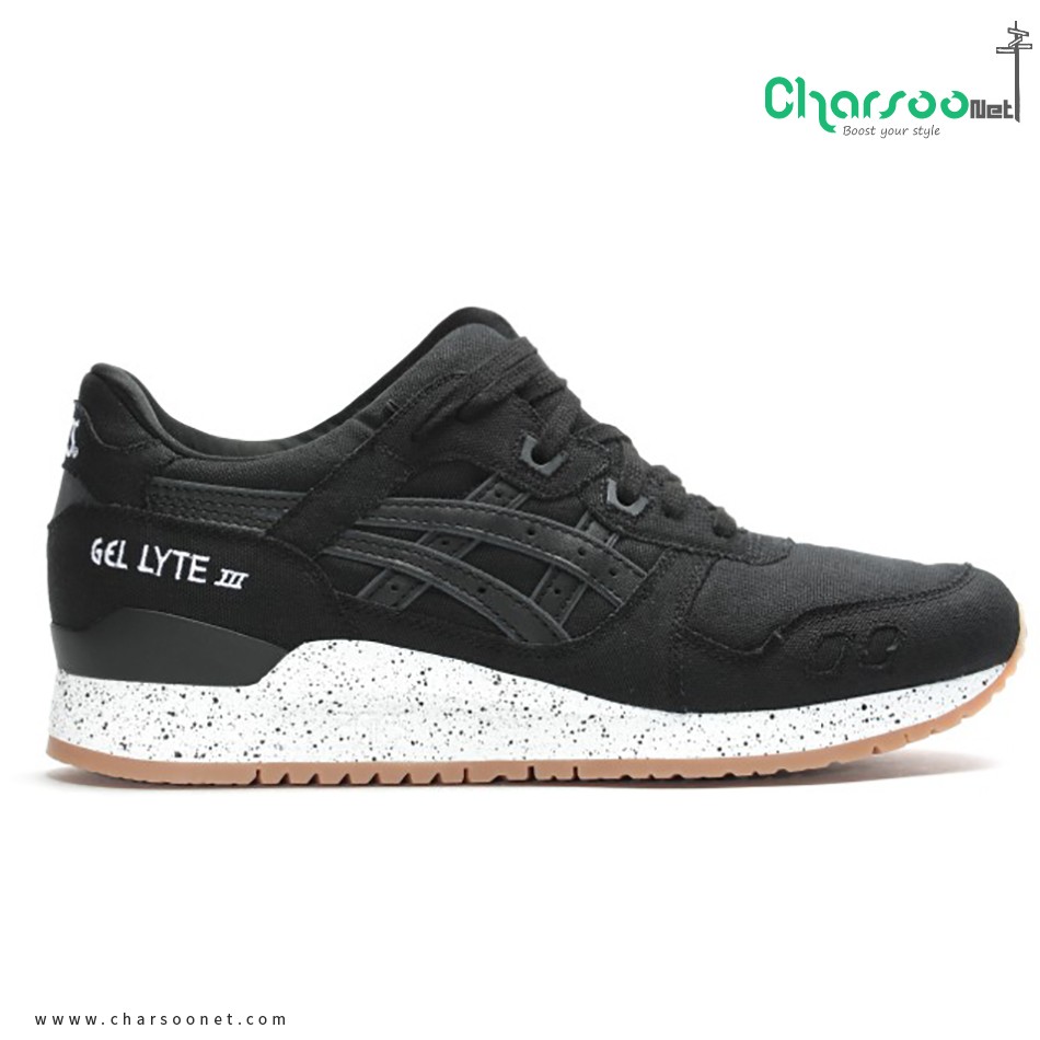 کفش اسیکس ژل لایت مردانه Asics GEL LYTE III All black 2016 کفش اسیکس ژل لایت مردانه Asics GEL LYTE III All black 2016