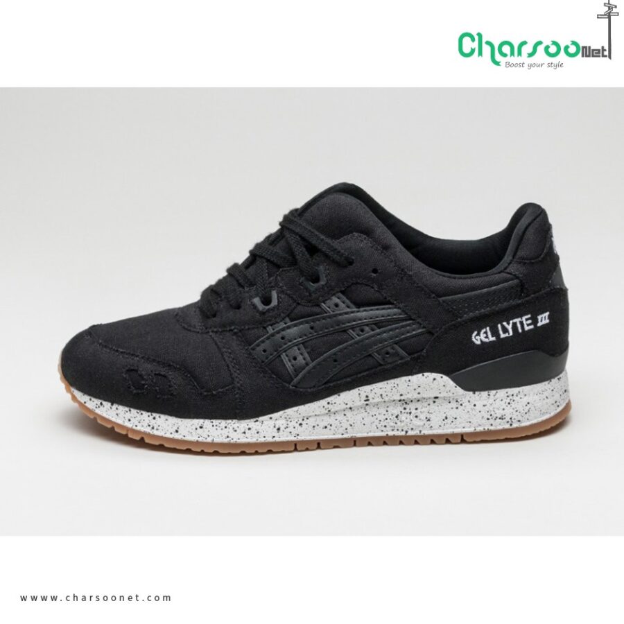 کفش اسیکس ژل لایت مردانه Asics GEL LYTE III All black 2016