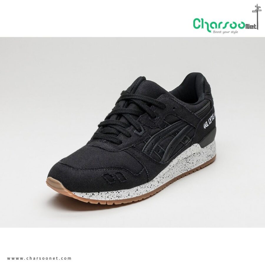 کفش اسیکس ژل لایت مردانه Asics GEL LYTE III All black 2016