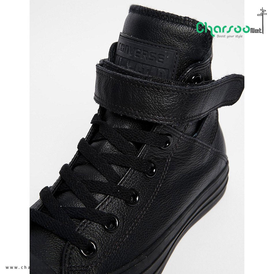کفش آل استار Converse Black Leather Chuck Taylor All Star High Top Trainers کفش آل استار Converse Black Leather Chuck Taylor All Star High Top Trainers