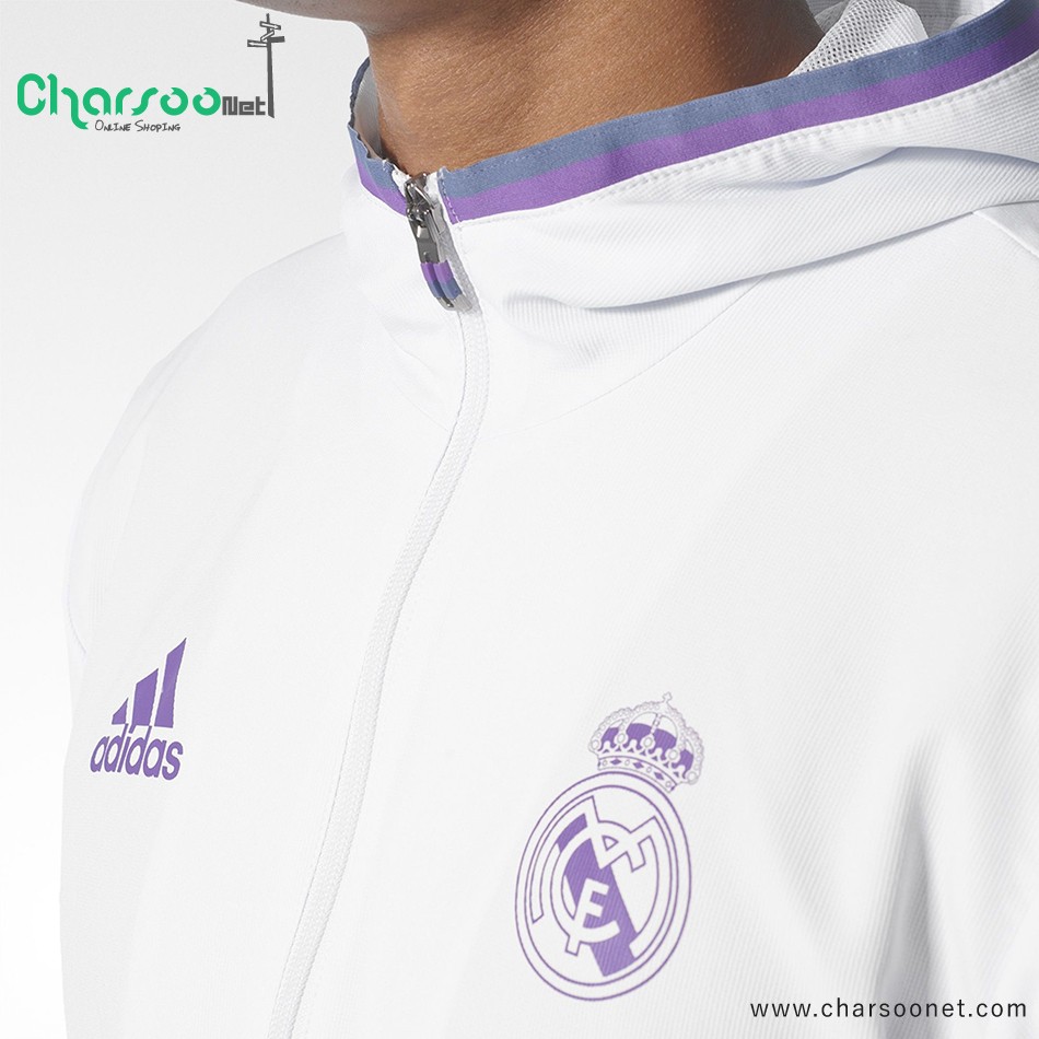 ژاکت ادیداس تیم رئال مادرید Adidas Real Madrid Presentation Jacket 2017 ژاکت ادیداس تیم رئال مادرید Adidas Real Madrid Presentation Jacket 2017