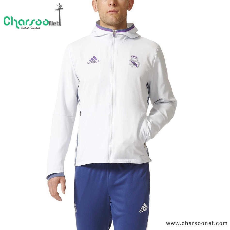 ژاکت ادیداس تیم رئال مادرید Adidas Real Madrid Presentation Jacket 2017 ژاکت ادیداس تیم رئال مادرید Adidas Real Madrid Presentation Jacket 2017