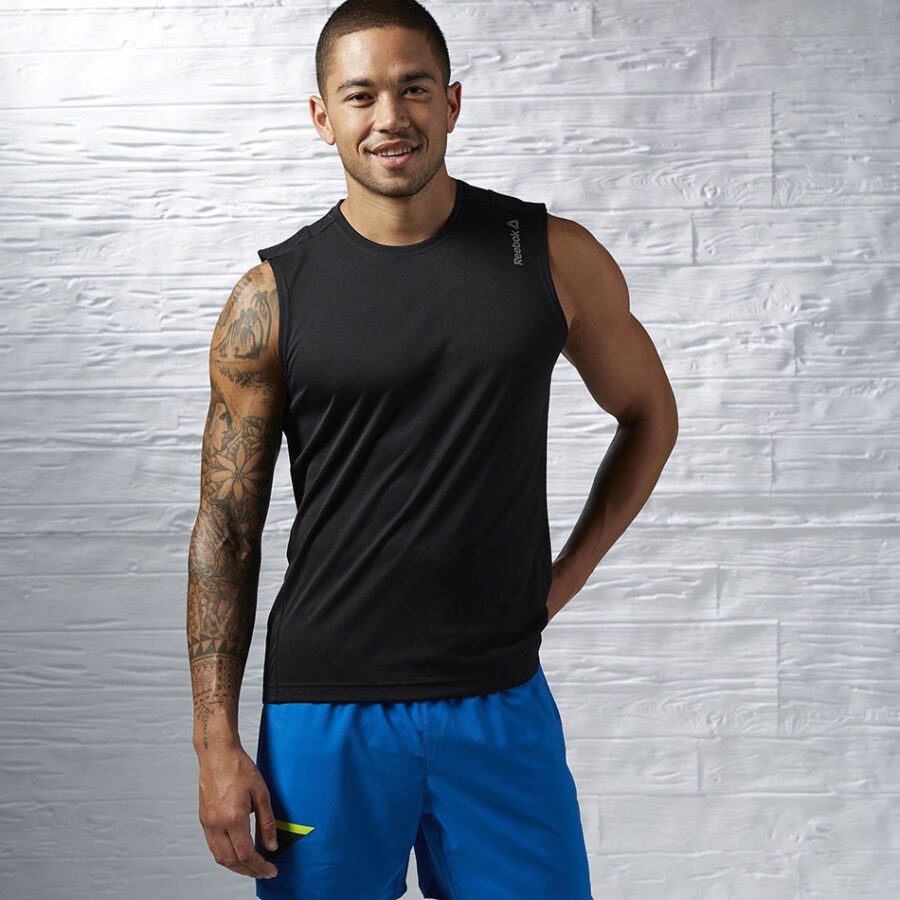 تاپ مردانه ریباک Reebok Running Essentials Sleeveless Tank