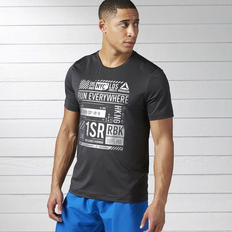 تی شرت مردانه Reebok Running Reflective Tee