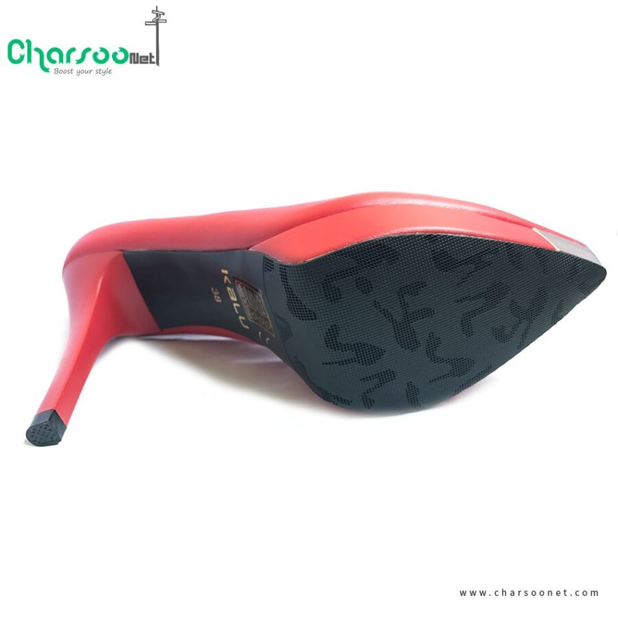 کفش چرم پاشنه بلند زنانه