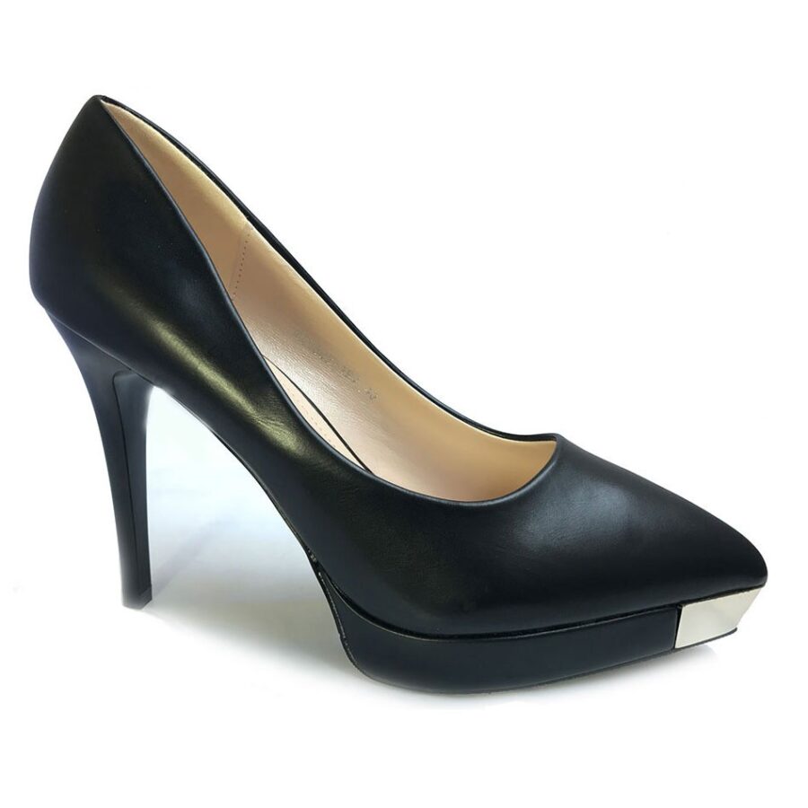 کفش چرم پاشنه بلند کالو