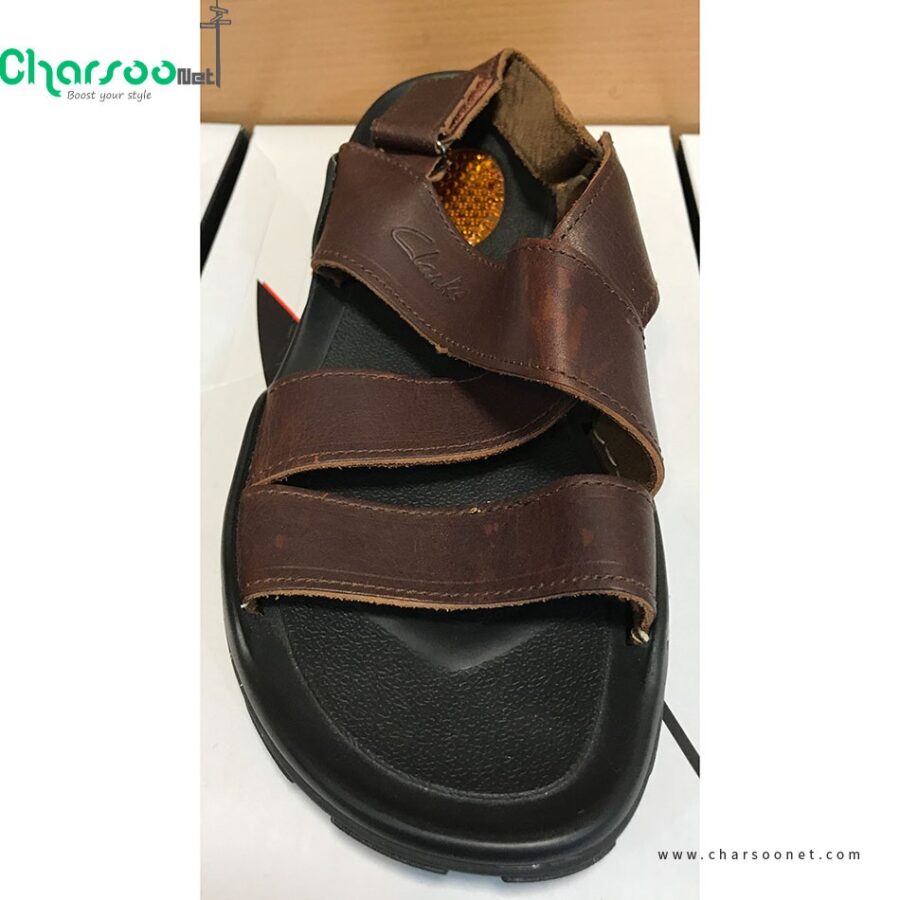 صندل چرم مردانه کلارک Clarks