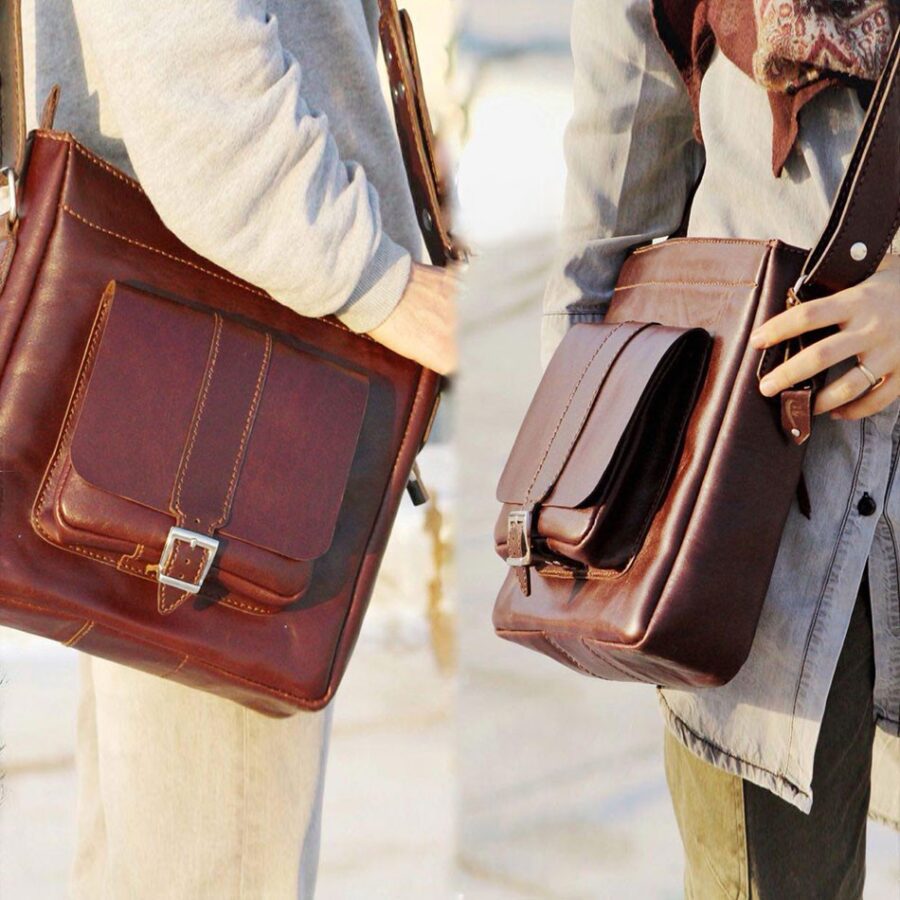 کیف دوشی چرم