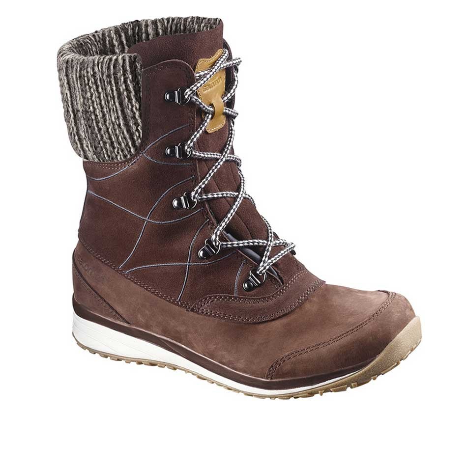 بوت کوهنوردی سالامون زنانه مدل Salomon Hime Mid LTR CSWP بوت زمستانی زنانه سالامون Salomon Heika LTR CS WP