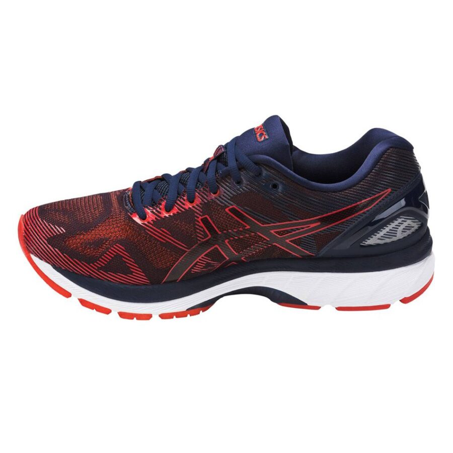 کتانی رانینگ مردانه اسیکس نیمباس Asics Gel Nimbus 19 Blue-red