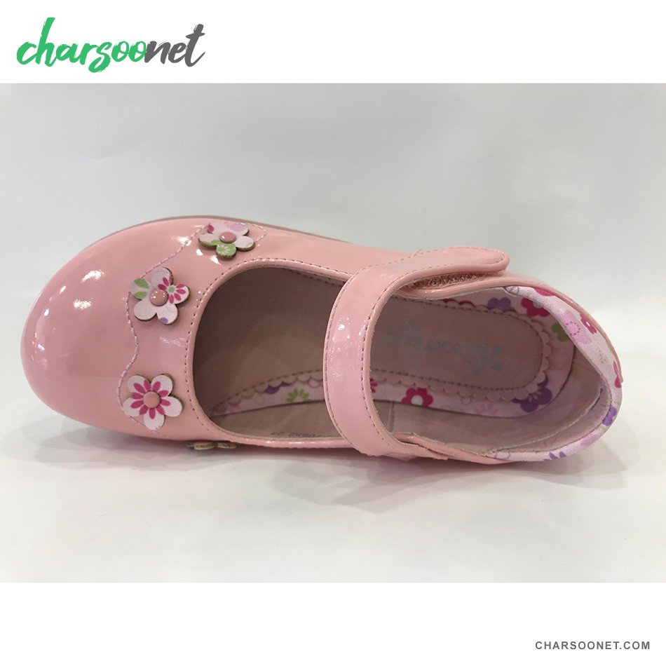 کفش مجلسی ورنی دخترانه گل دار کفش مجلسی ورنی دخترانه گل دار