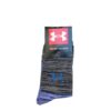 جوراب ورزشی طرح اندرآرمور آبی ساق بلند