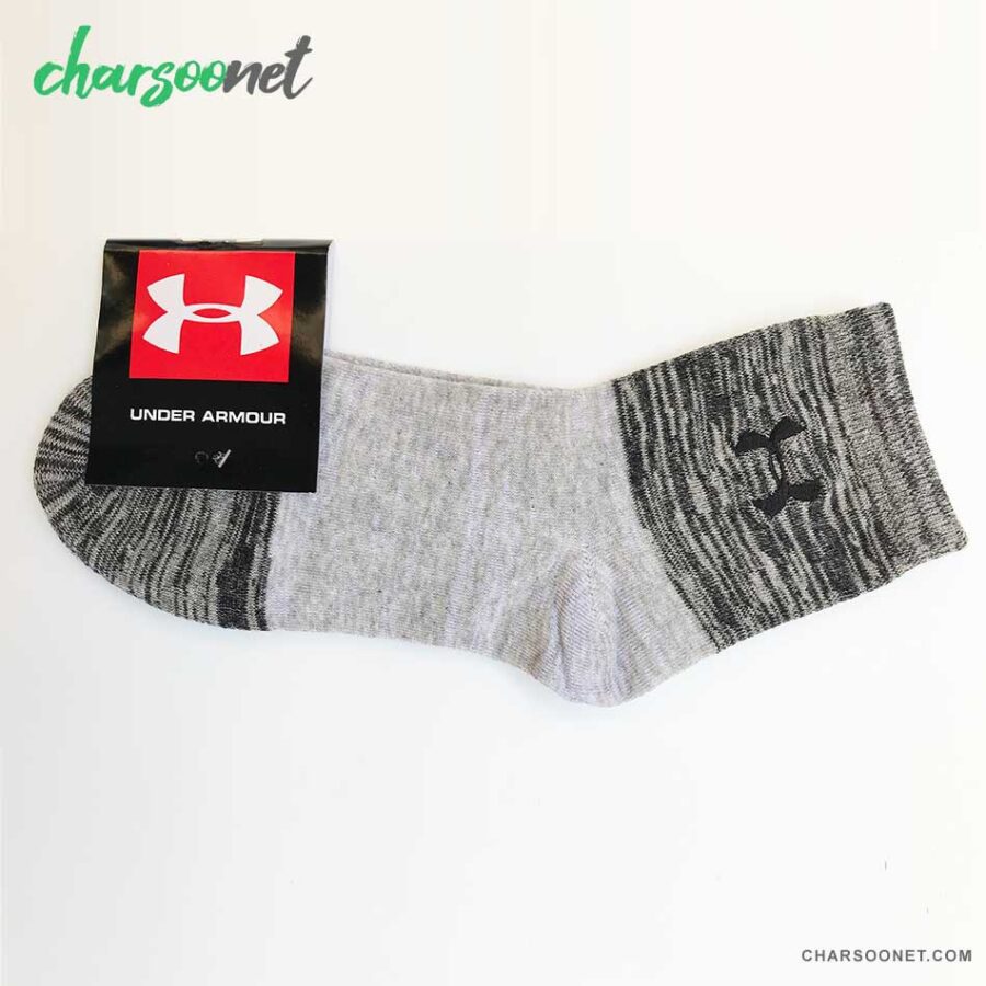 جوراب ورزشی طرح اندرآرمورطوسی ساق بلند