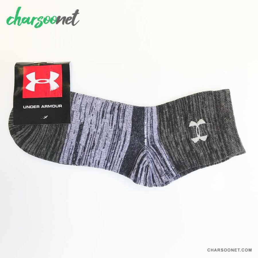 جوراب ورزشی طرح اندرآرمورطوسی ساق بلند