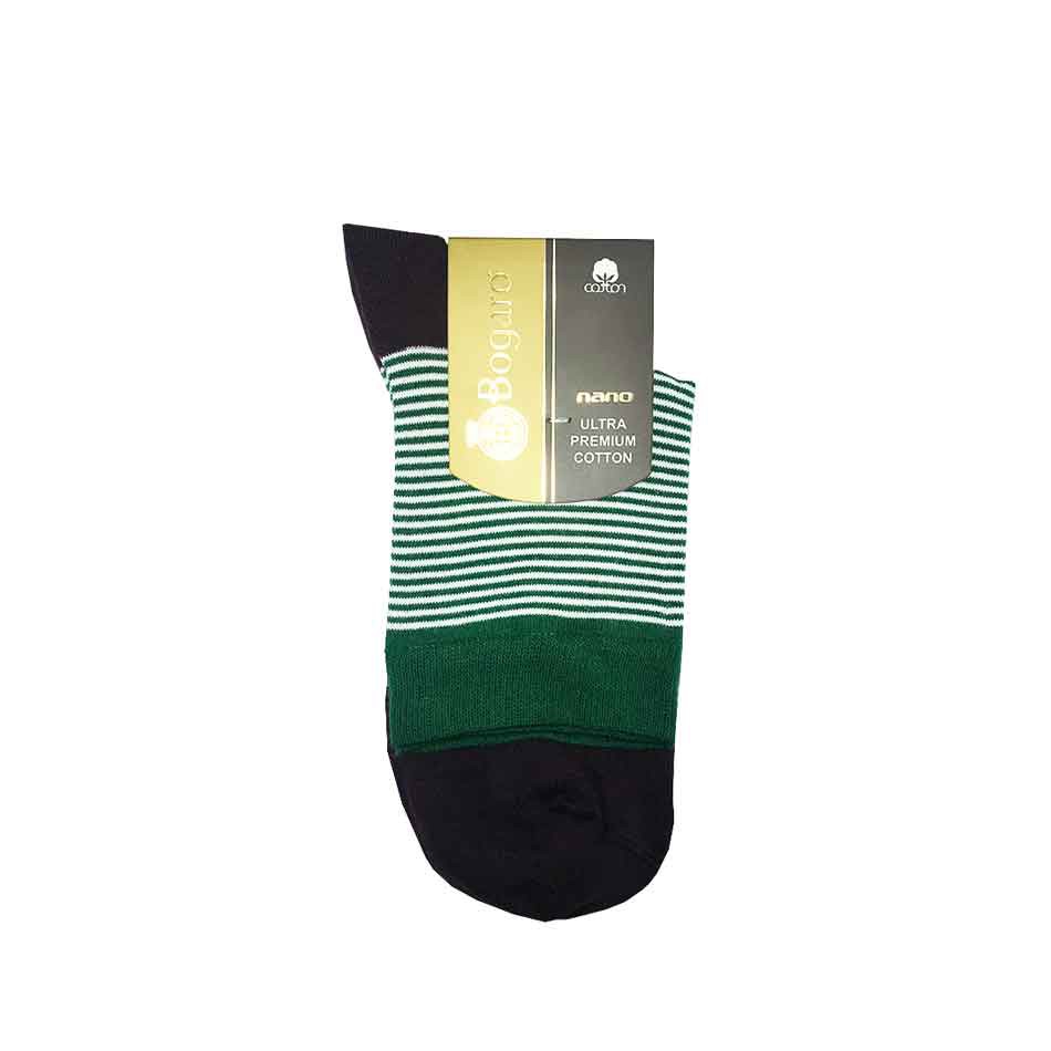 جوراب پسرانه نیم ساق Bogaro Socks رنگ سبز جوراب پسرانه نیم ساق Bogaro Socks رنگ سبز