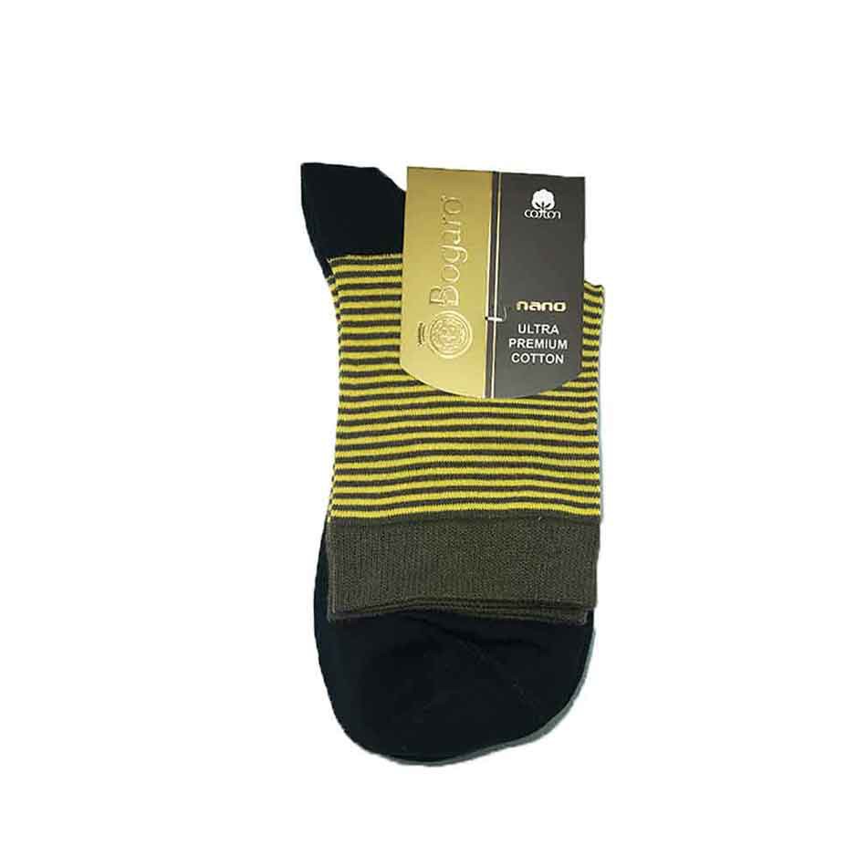 جوراب اسپرت نیم ساق بوگارو Bogaro Socks رنگ زرد جوراب اسپرت نیم ساق بوگارو Bogaro Socks رنگ زرد