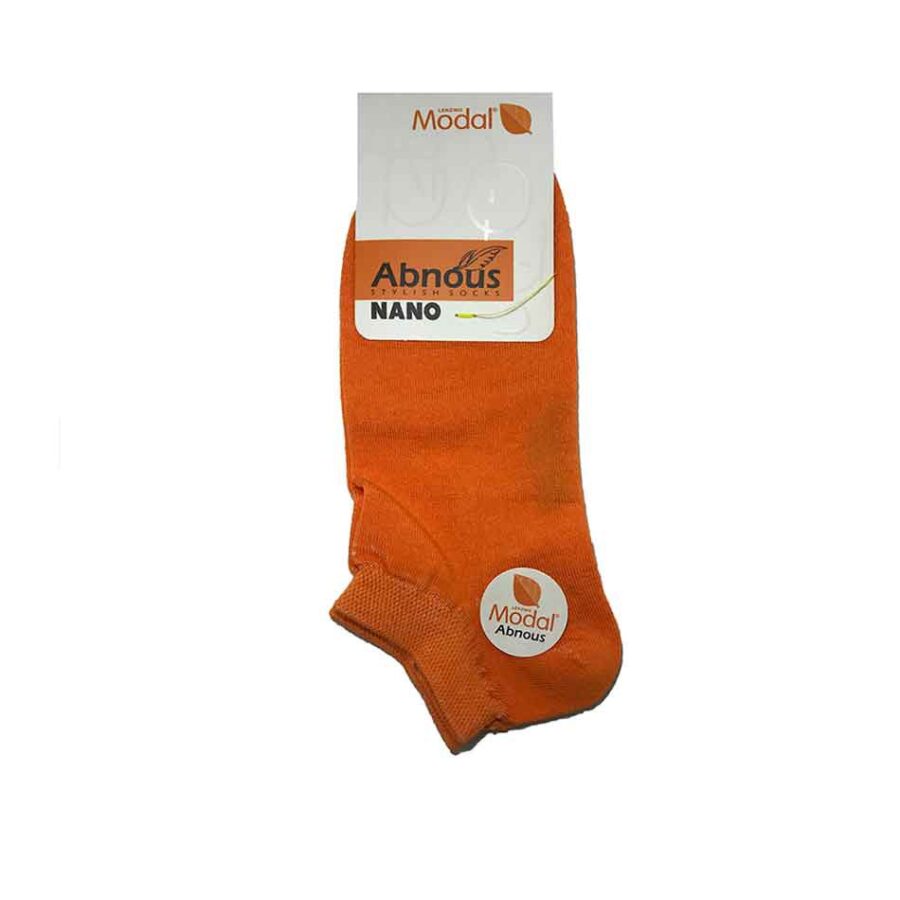 جوراب مچی دخترانه آبنوس Abnous رنگ نارنجی