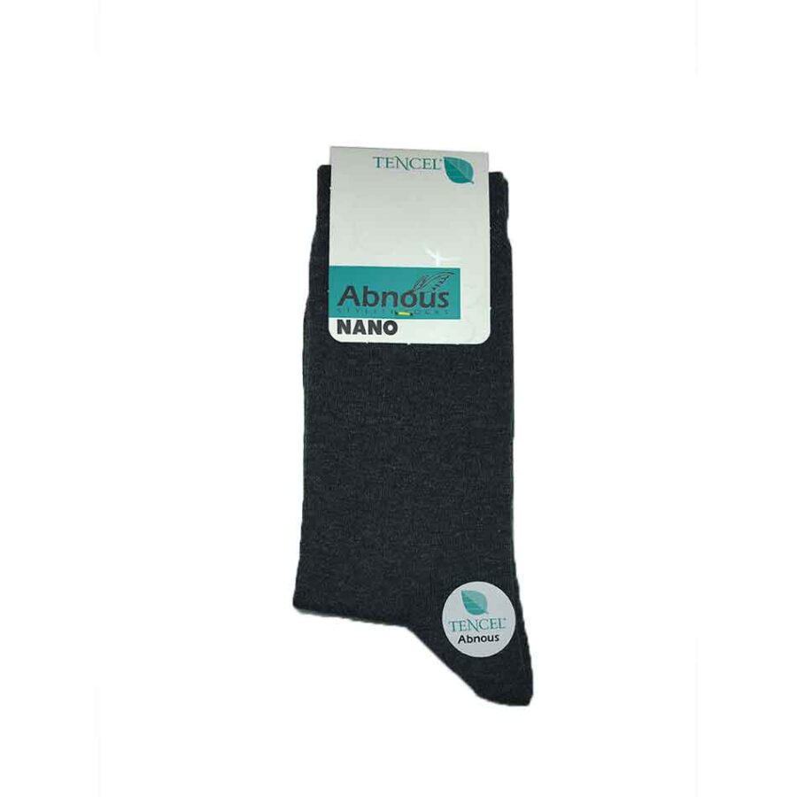 جوراب ساقدار مردانه Abnous رنگ خاکستری