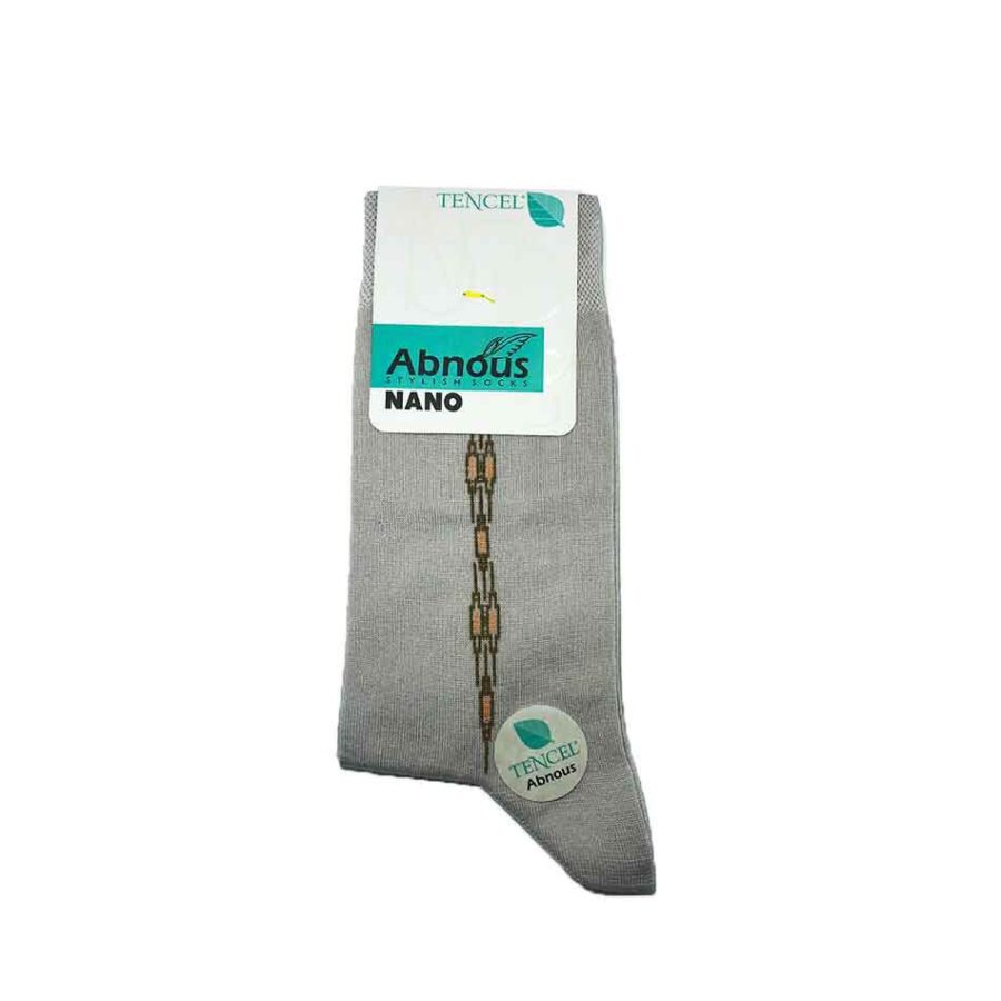 جوراب پسرانه ساقدار تنسل آبنوس Abnous رنگ طوسی