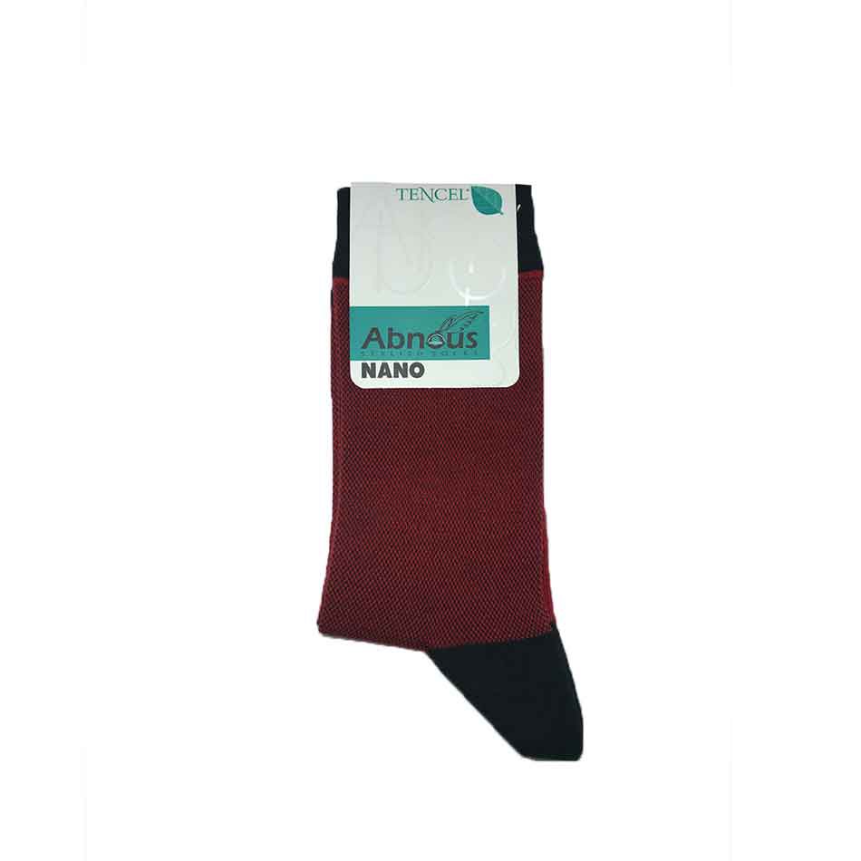 جوراب نانو ساقدار مردانه آبنوس Abnous رنگ قرمز جوراب نانو ساقدار مردانه آبنوس Abnous رنگ قرمز