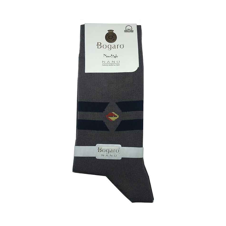 جوراب مردانه بوگارو Bogaro رنگ طوسی جوراب مردانه بوگارو Bogaro رنگ طوسی