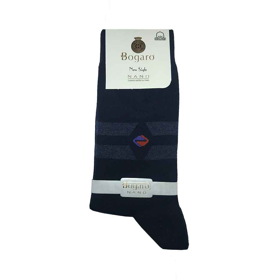جوراب بوگارو مردانه Bogaro رنگ سرمه ای جوراب بوگارو مردانه Bogaro رنگ سرمه ای