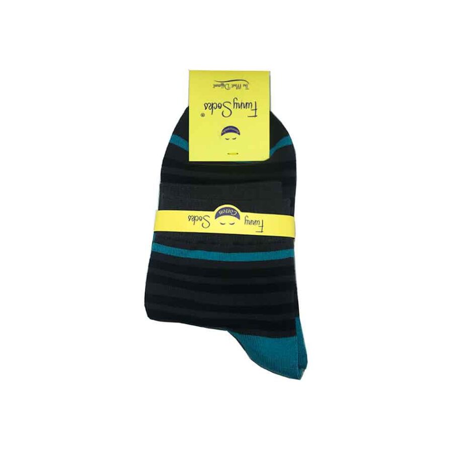 جوراب پسرانه نیم ساق فانی Funny Socks رنگ ترکیبی