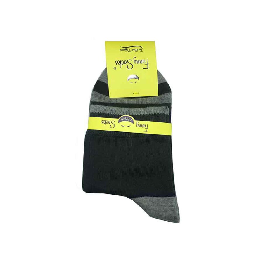 جوراب پسرانه نیم ساق اسپرت فانی Funny Socks رنگ ترکیبی