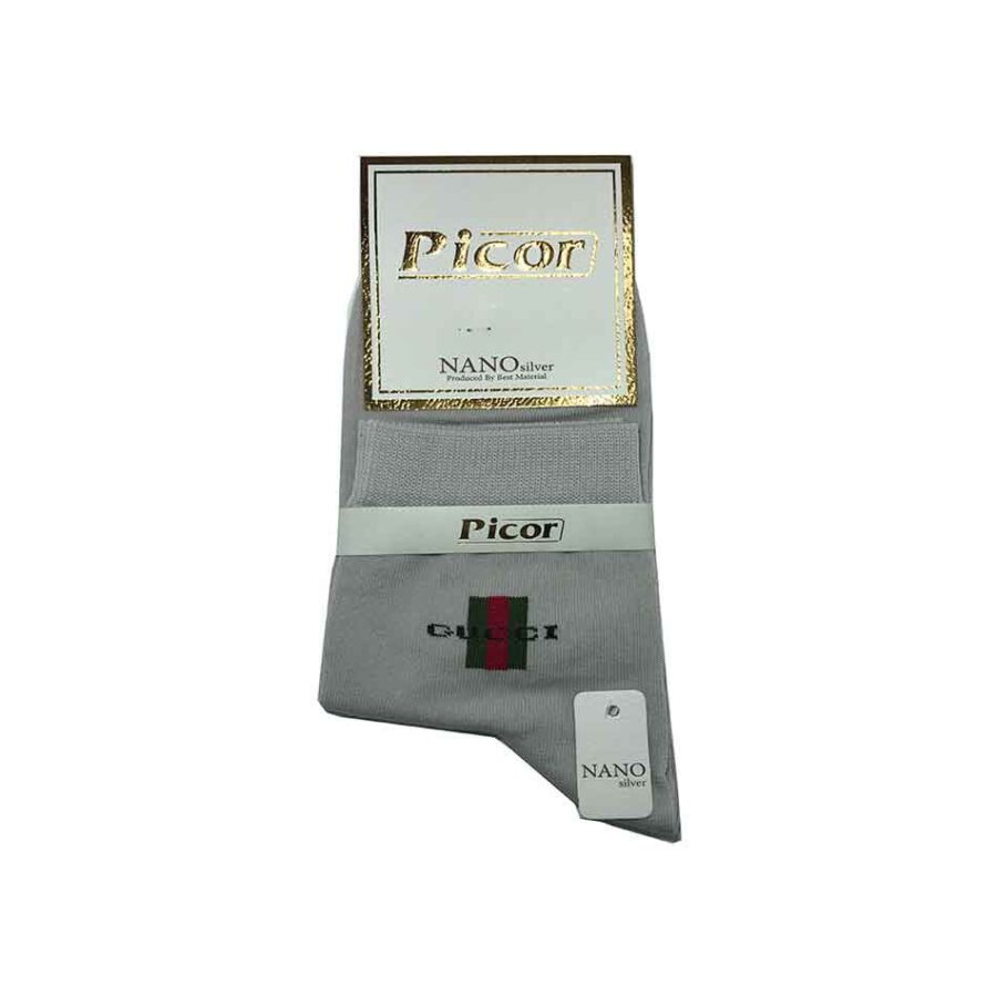 جوراب نیم ساق مردانه Picor رنگ طوسی