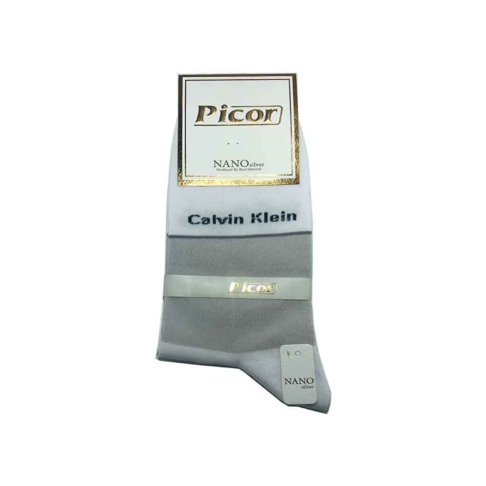 جوراب مردانه ساقدار پیکور Picor رنگ سفید جوراب مردانه ساقدار پیکور Picor رنگ سفید