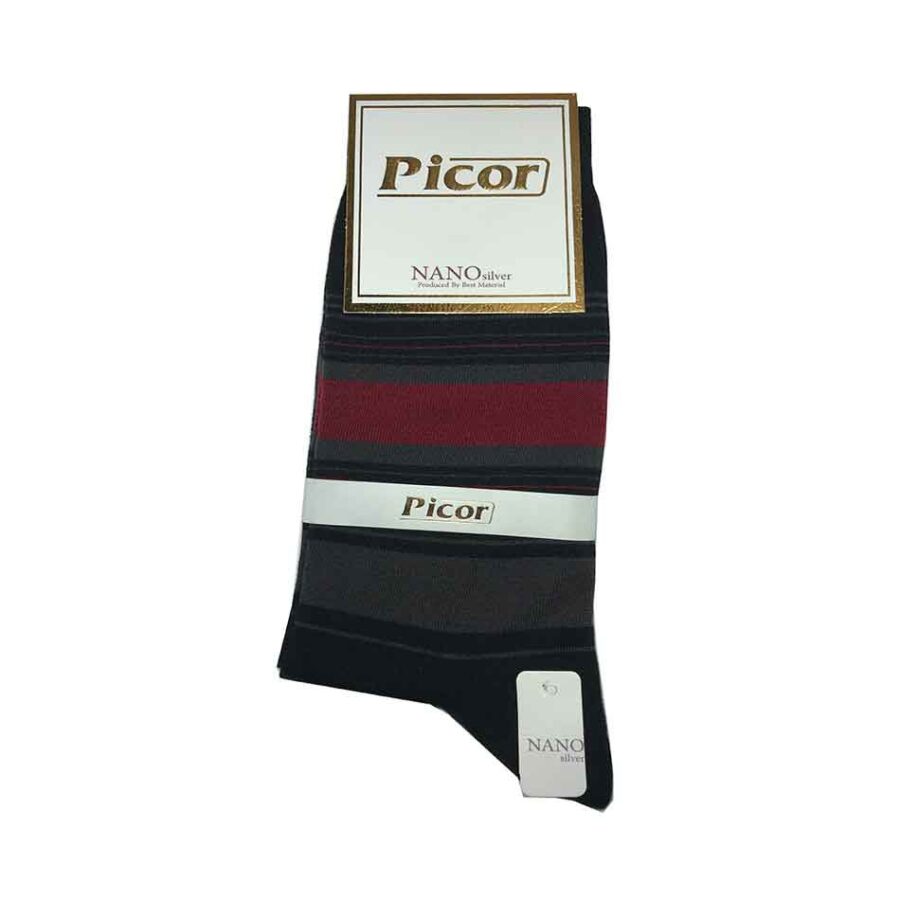 جوراب نخی نانو پسرانه ساقدار پیکور Picor رنگ خاکستری