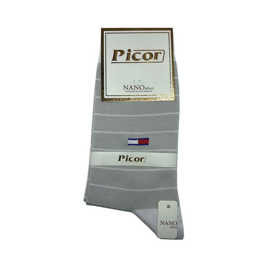 جوراب نخی مردانه طرح راه راه تامی Picor Tommy