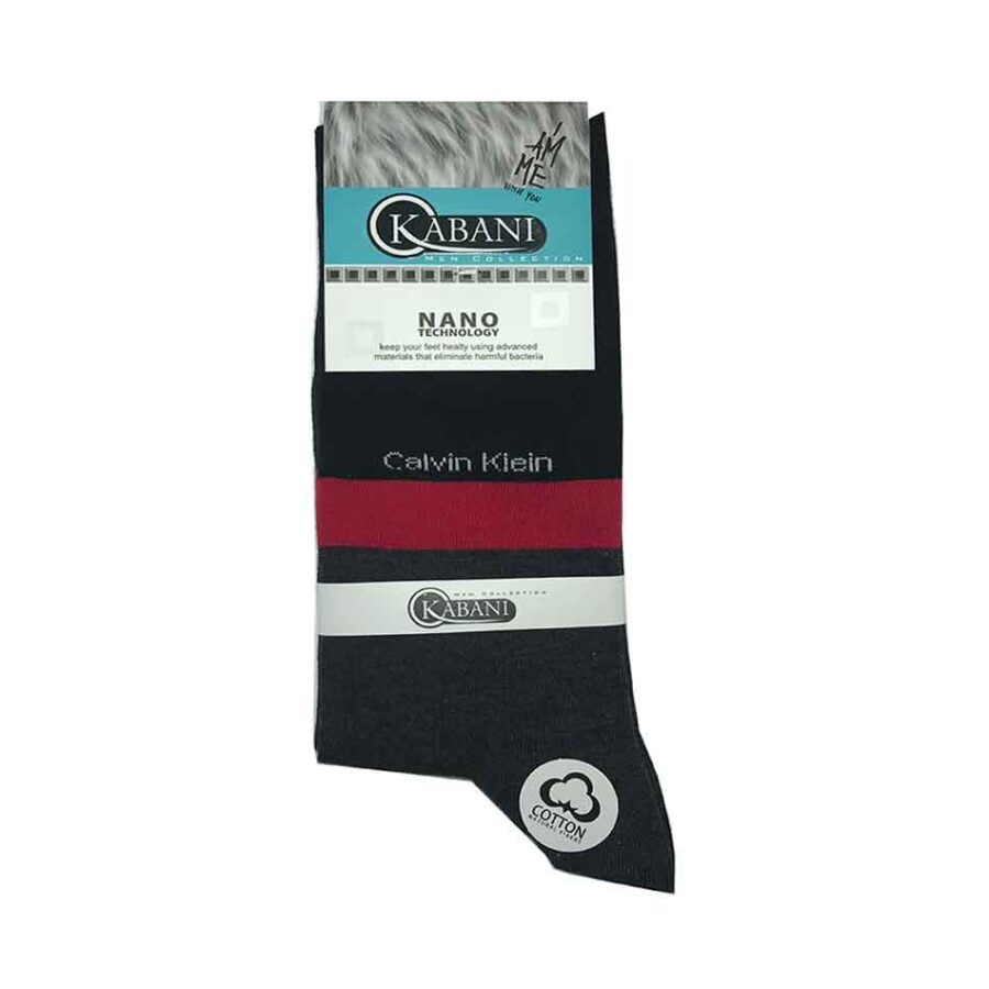 جوراب نخی پسرانه کابانی طرح Kabani Calvin Klein