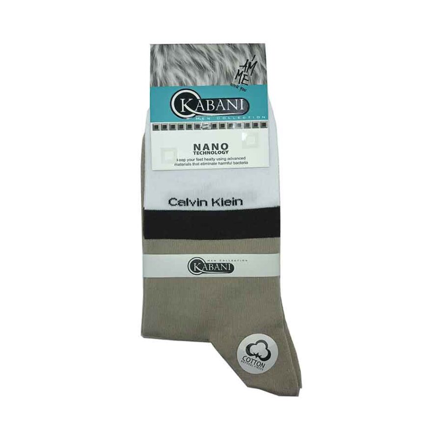 جوراب نخی پسرانه کابانی طرح Kabani Calvin Klein