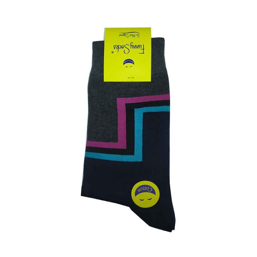 جوراب ساقدار طرحدار پسرانه فانی Funny Socks