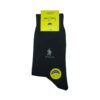 جوراب ساقدار کلاسیک مردانه مشکی طرح پولو Funny Socks Polo