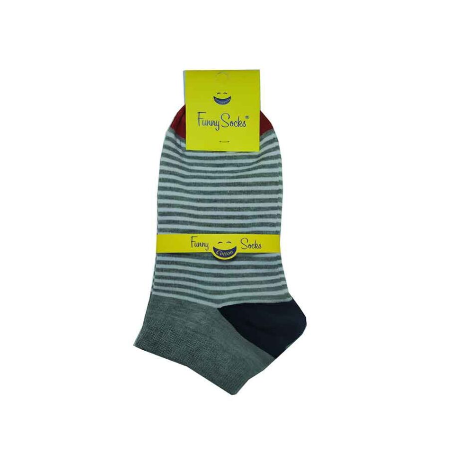 جوراب مچی اسپرت پسرانه راه راه فانی Funny Socks
