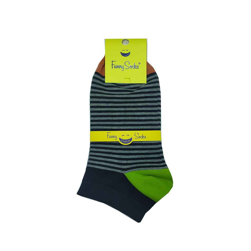 جوراب مچی پسرانه راه راه فانی Funny Socks جوراب مچی پسرانه راه راه فانی Funny Socks