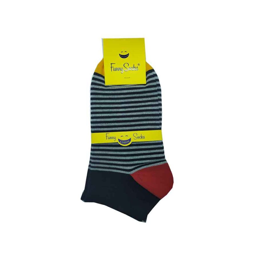 جوراب مچی پسرانه اسپرت طرح راه راه فانی Funny Socks