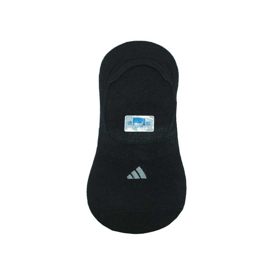 جوراب کالجی مشکی طرح آدیداس مردانه