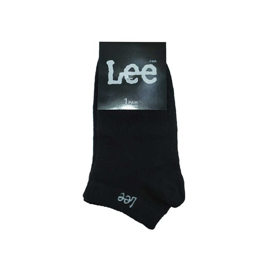 جوراب مچی زنانه رنگ مشکی طرح MR Lee