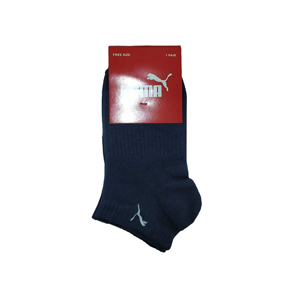 جوراب زنانه سرمه ای سبک مچی طرح پوما Puma جوراب زنانه سرمه ای سبک مچی طرح پوما Puma