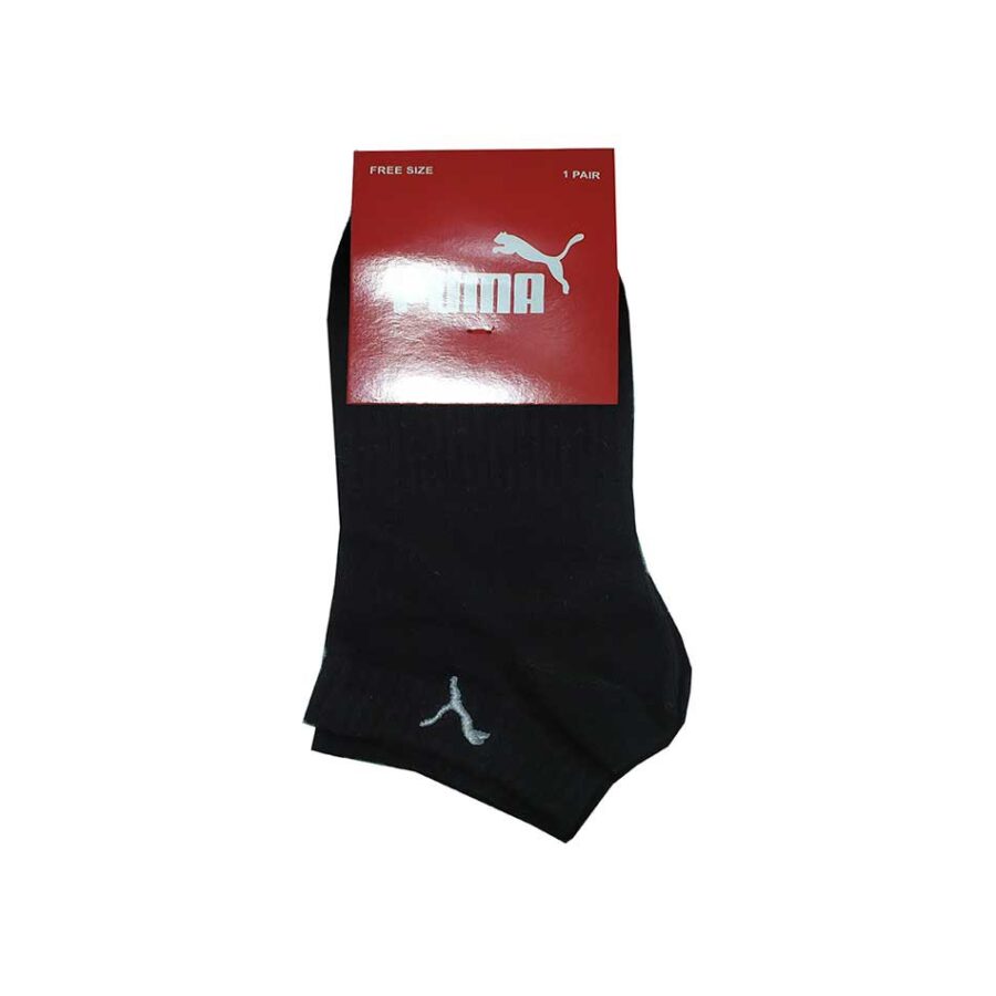 جوراب اسپرت زنانه رنگ مشکی طرح Puma