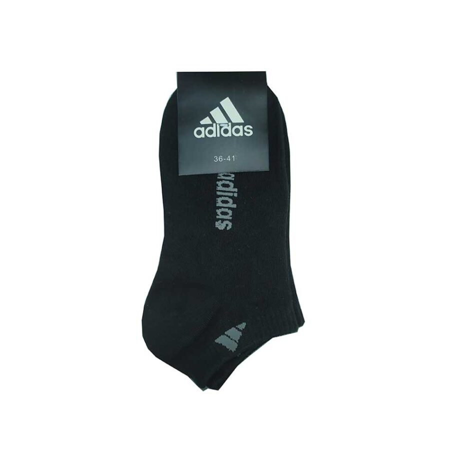 جوراب طرح آدیداس زنانه اسپرت رنگ مشکی