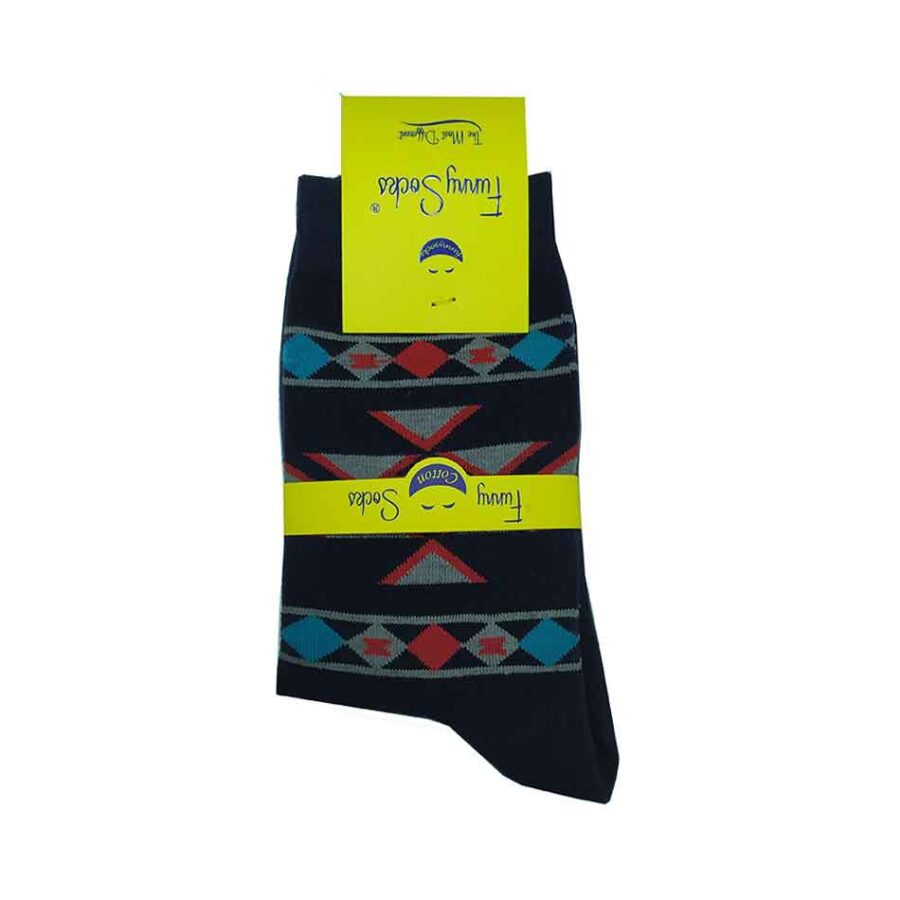 جوراب فانی ساکس اصل دخترانه سرمه ای Funny socks