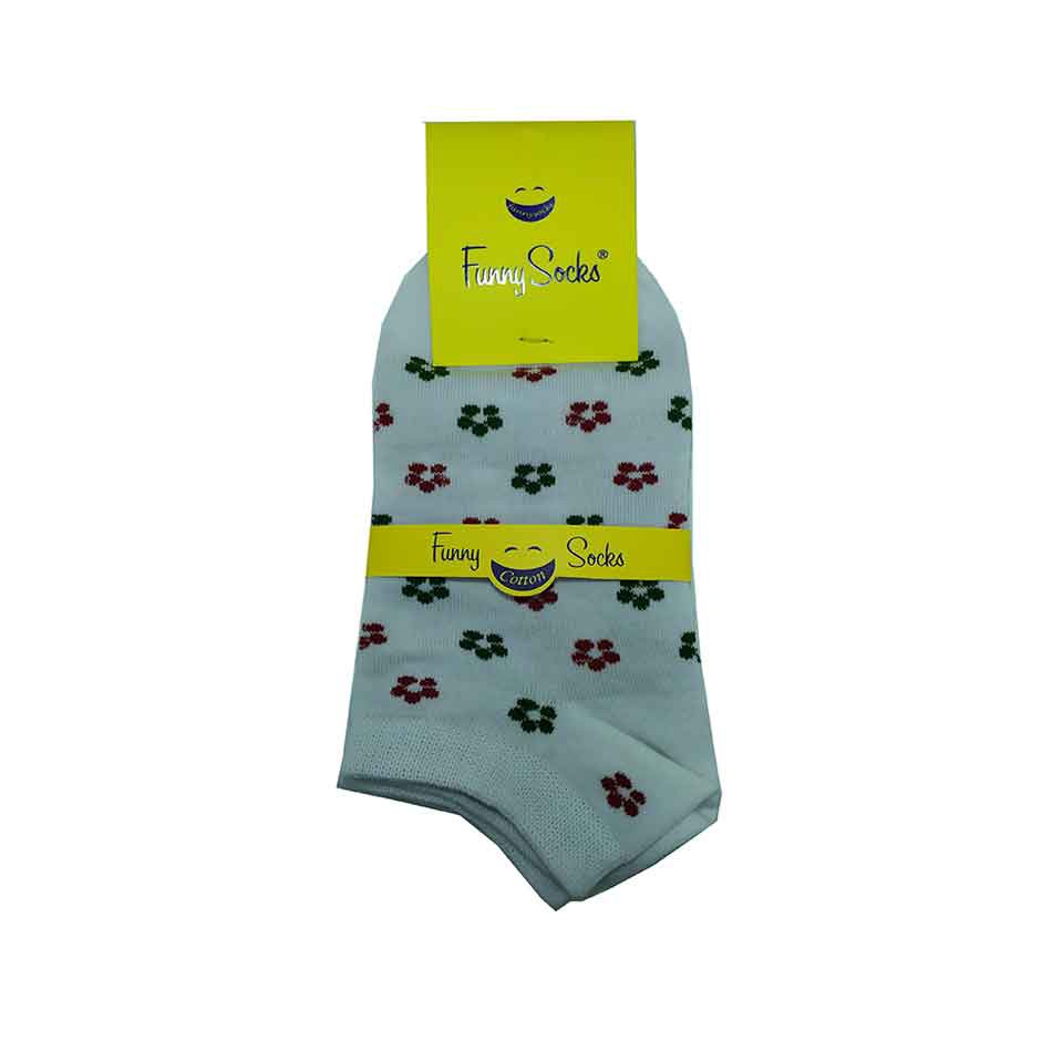 جوراب مچی زنانه فانی ساکس طرح گل گلی جوراب مچی زنانه فانی ساکس طرح گل گلی