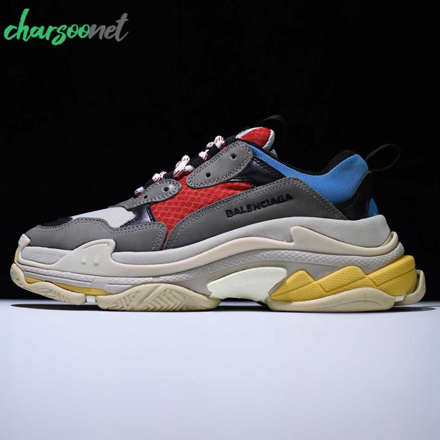 کفش اسپرت زنانه بالنسیاگا مدل Triple S Gray