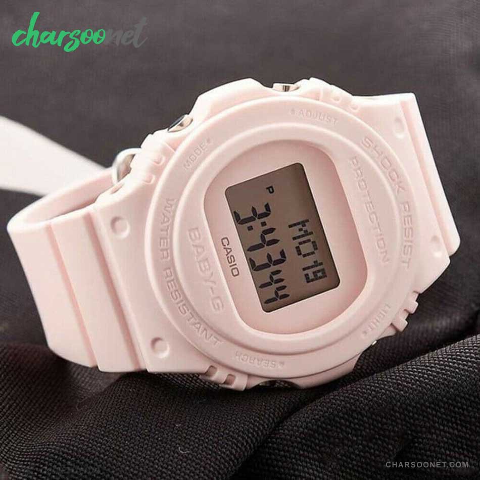 ساعت دیجیتالی زنانه سری بی بی جی کاسیو Casio Baby-G BGD-570-4DR ساعت مچی زنانه سری بیبی جی کاسیو Casio Baby-G BGD-570-4D